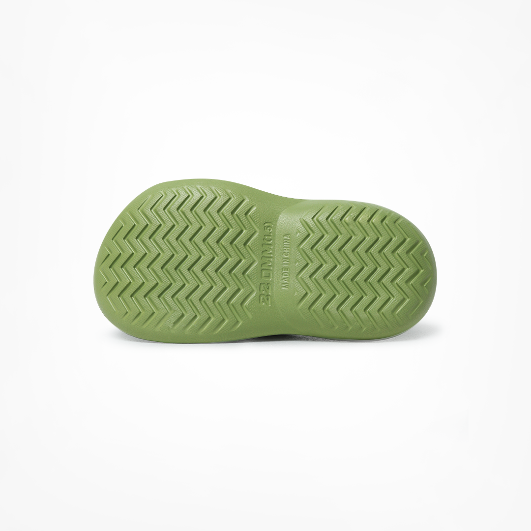 Cotton Clouds - Avocado Green