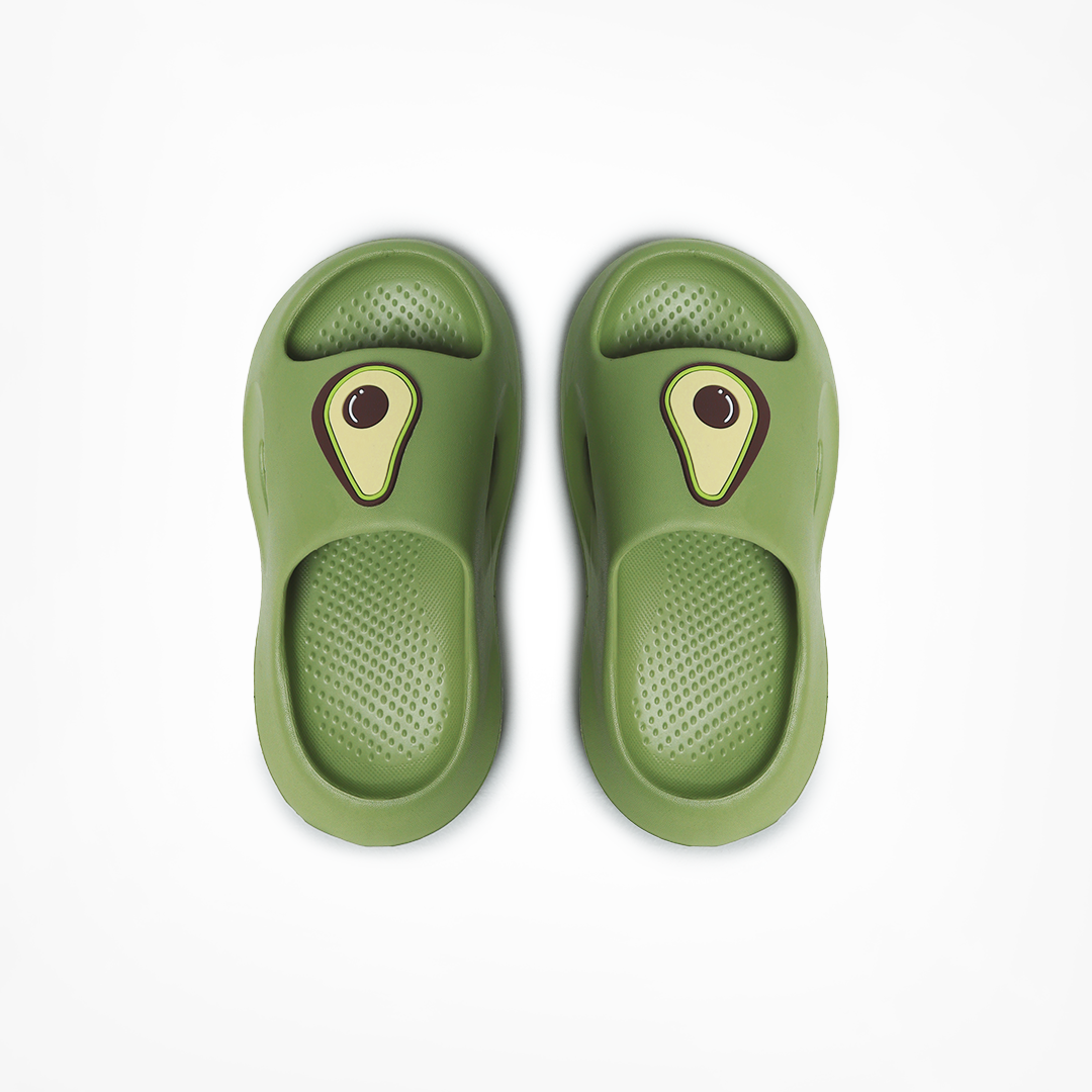 Cotton Clouds - Avocado Green