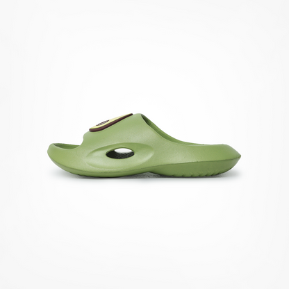 Cotton Clouds - Avocado Green