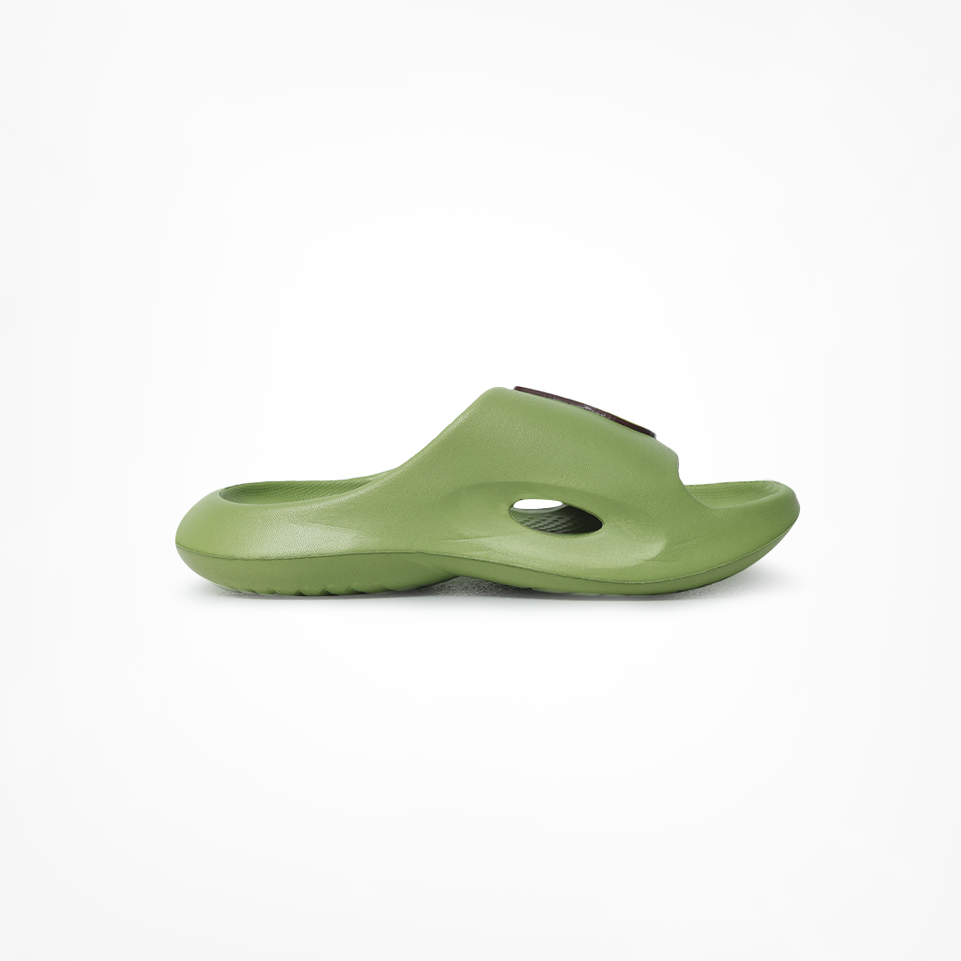 Cotton Clouds - Avocado Green