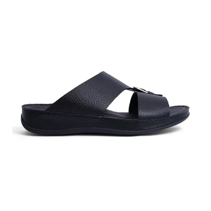 Timeless Unlined Hammered Men Classic Arabic Sandals Black - Aetrex Middle East