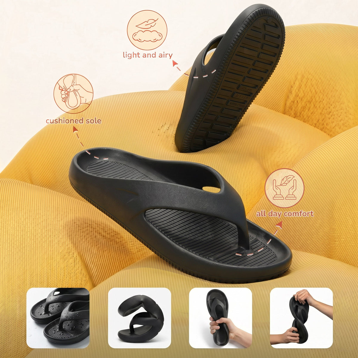 Air Strides - Black